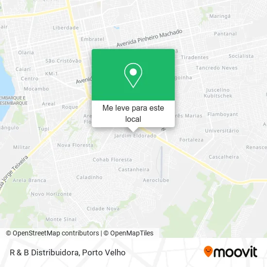 R & B Distribuidora mapa