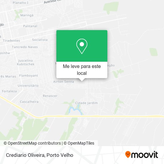 Crediario Oliveira mapa