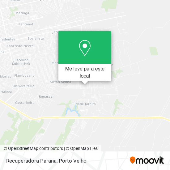 Recuperadora Parana mapa