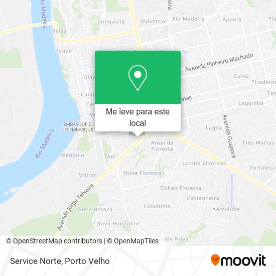 Service Norte mapa
