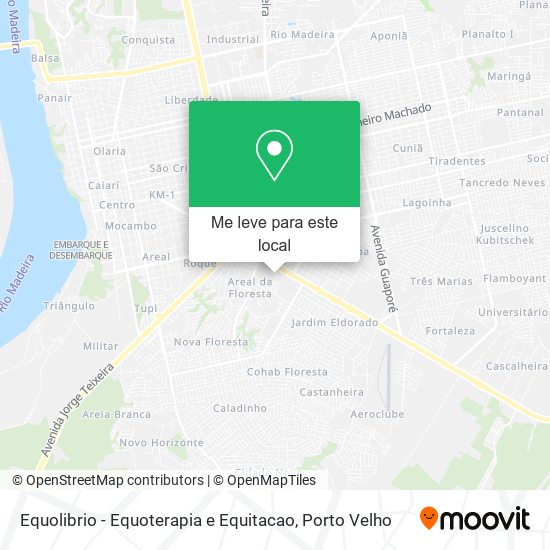 Equolibrio - Equoterapia e Equitacao mapa