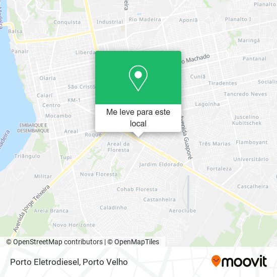 Porto Eletrodiesel mapa