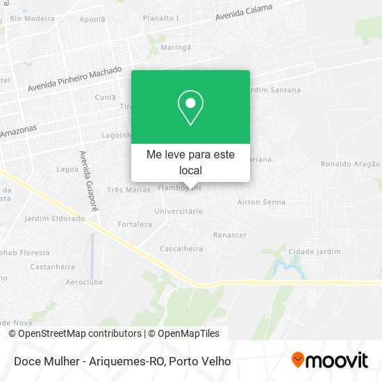 Doce Mulher - Ariquemes-RO mapa