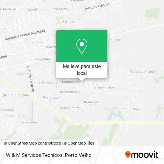 W & M Servicos Tecnicos mapa