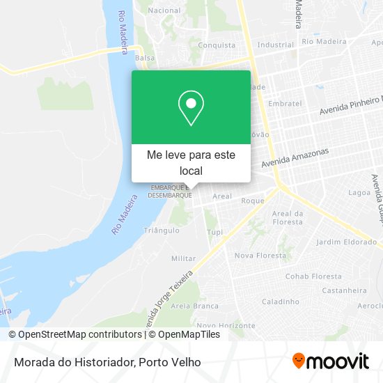 Morada do Historiador mapa
