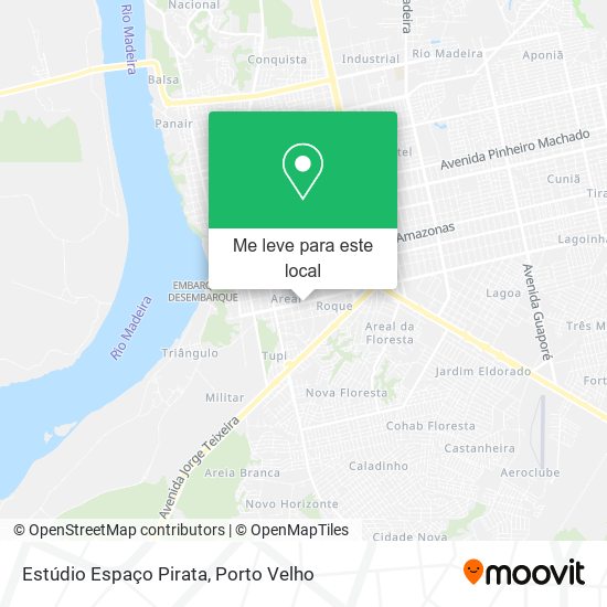 Estúdio Espaço Pirata mapa