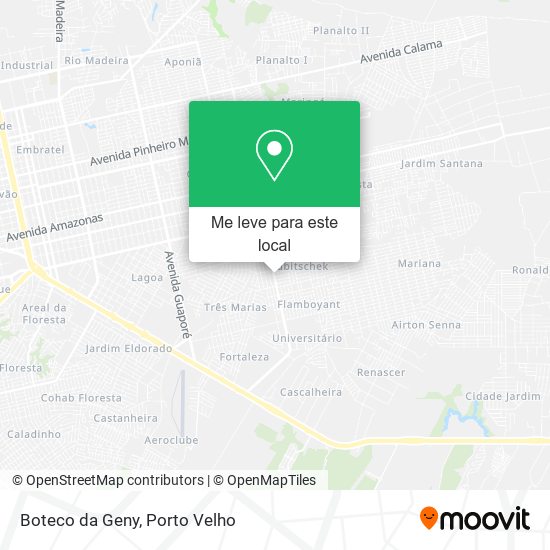 Boteco da Geny mapa