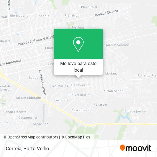 Correia mapa