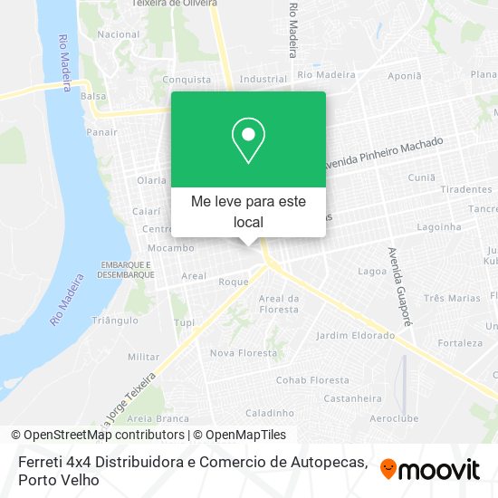 Ferreti 4x4 Distribuidora e Comercio de Autopecas mapa