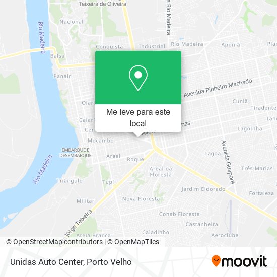 Unidas Auto Center mapa
