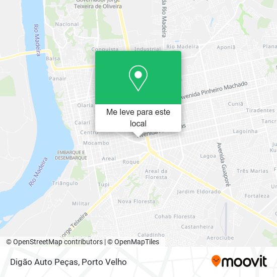 Digão Auto Peças mapa