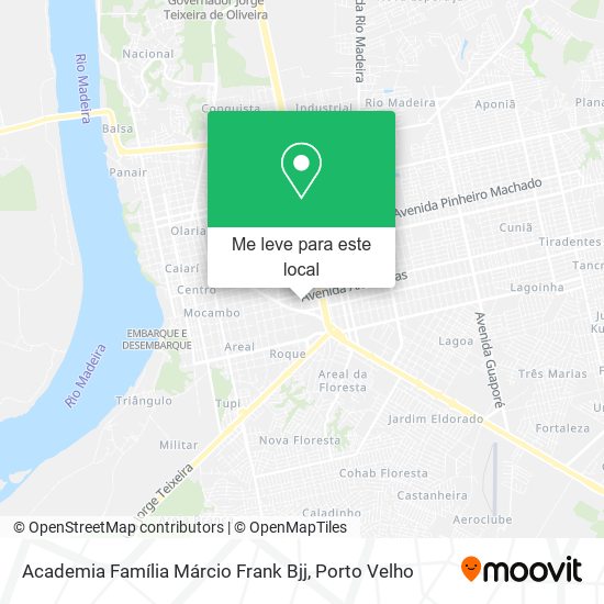 Academia Família Márcio Frank Bjj mapa