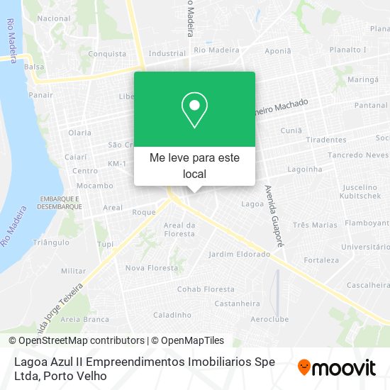 Lagoa Azul II Empreendimentos Imobiliarios Spe Ltda mapa