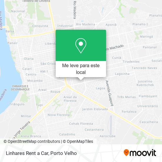 Linhares Rent a Car mapa