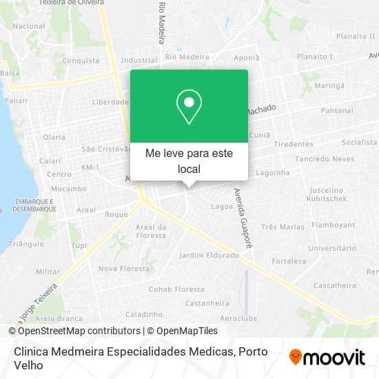 Clinica Medmeira Especialidades Medicas mapa