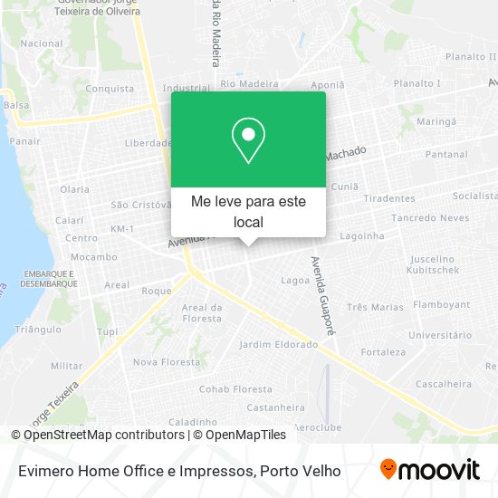 Evimero Home Office e Impressos mapa