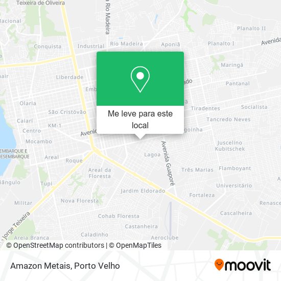 Amazon Metais mapa