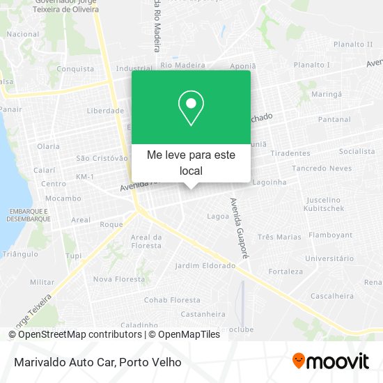 Marivaldo Auto Car mapa