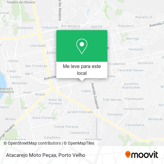 Atacarejo Moto Peças mapa