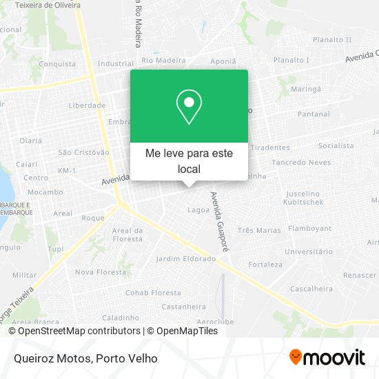 Queiroz Motos mapa