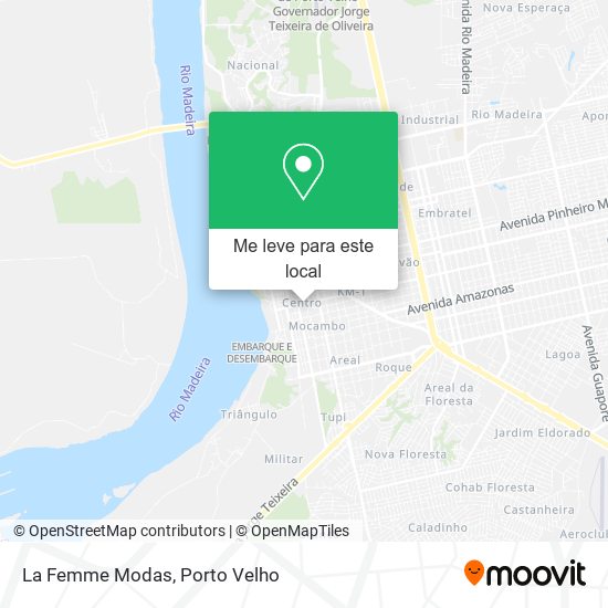 La Femme Modas mapa