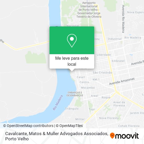 Cavalcante, Matos & Muller Advogados Associados mapa
