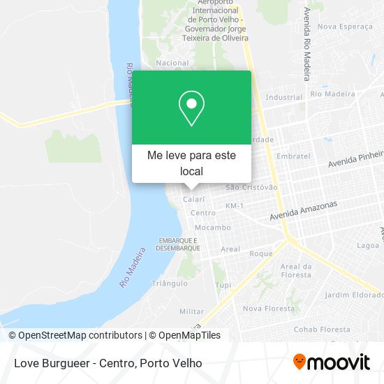 Love Burgueer - Centro mapa