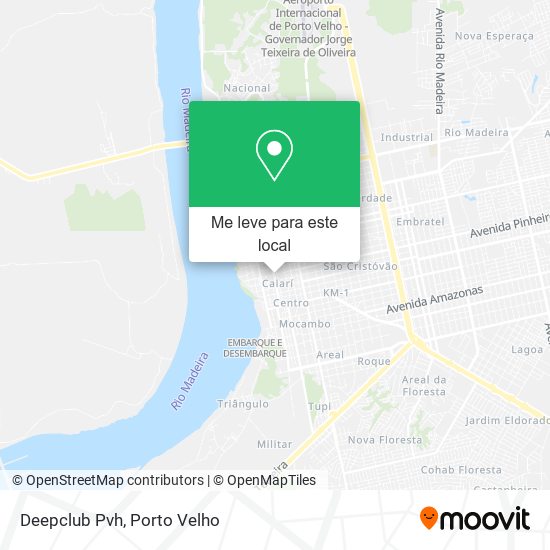 Deepclub Pvh mapa