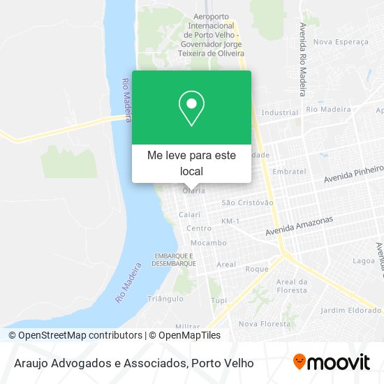 Araujo Advogados e Associados mapa