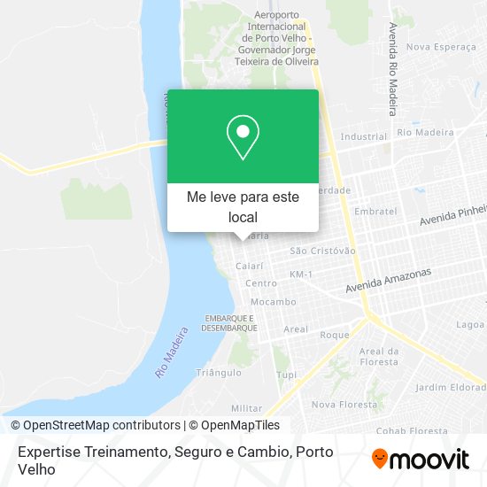 Expertise Treinamento, Seguro e Cambio mapa