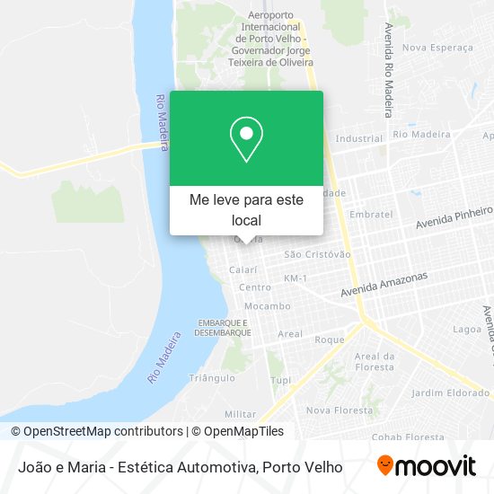 João e Maria - Estética Automotiva mapa