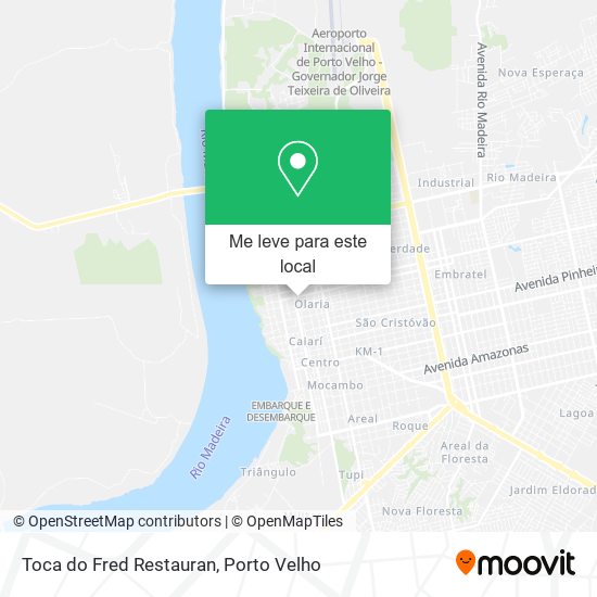 Toca do Fred Restauran mapa
