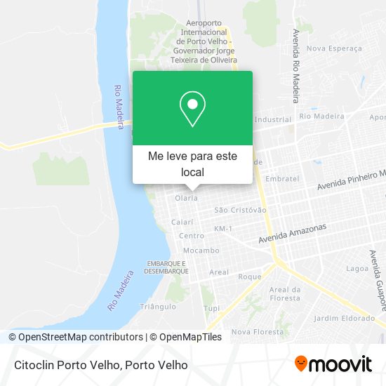 Citoclin Porto Velho mapa