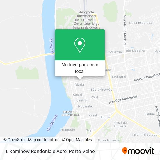 Likeminow Rondônia e Acre mapa