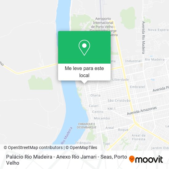 Palácio Rio Madeira - Anexo Rio Jamari - Seas mapa