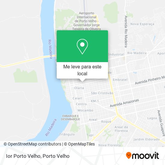 Ior Porto Velho mapa