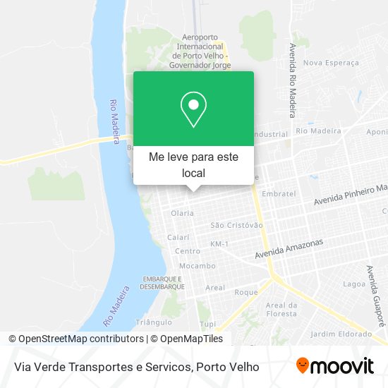 Via Verde Transportes e Servicos mapa