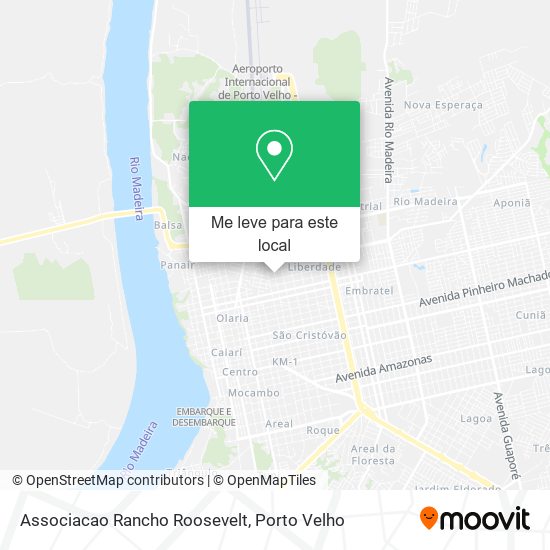 Associacao Rancho Roosevelt mapa
