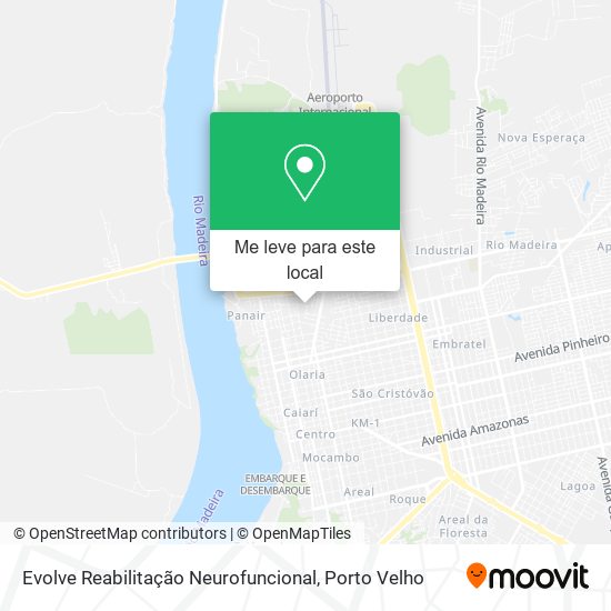 Evolve Reabilitação Neurofuncional mapa