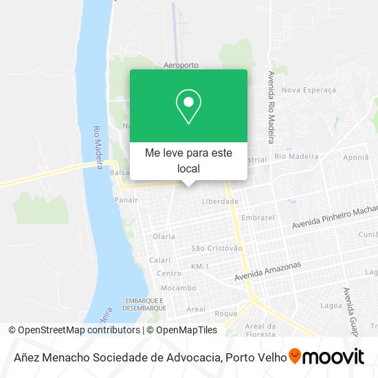 Añez Menacho Sociedade de Advocacia mapa
