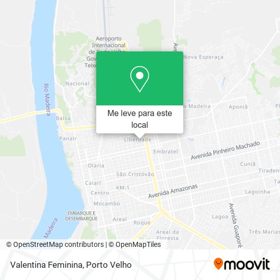 Valentina Feminina mapa