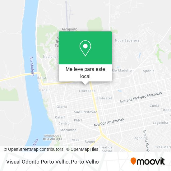 Visual Odonto Porto Velho mapa