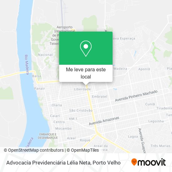 Advocacia Previdenciária Lélia Neta mapa