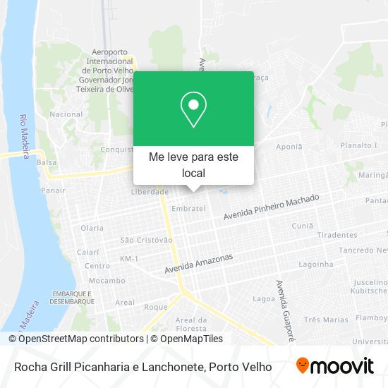 Rocha Grill Picanharia e Lanchonete mapa