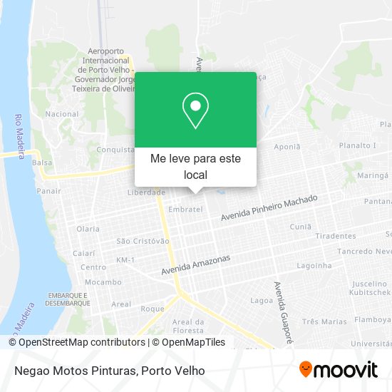 Negao Motos Pinturas mapa