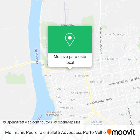 Mollmann, Pedreira e Belletti Advocacia mapa