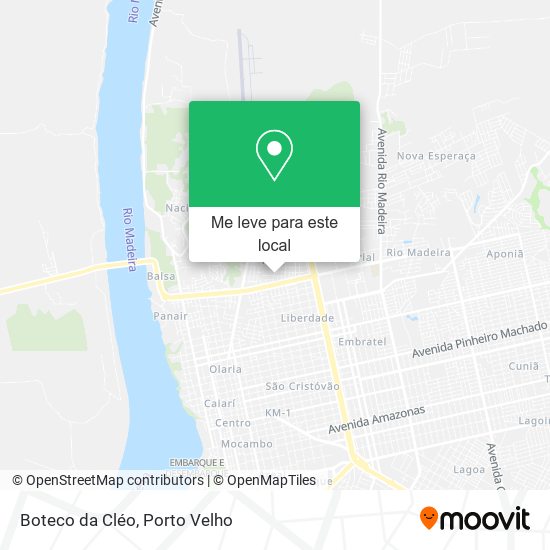 Boteco da Cléo mapa