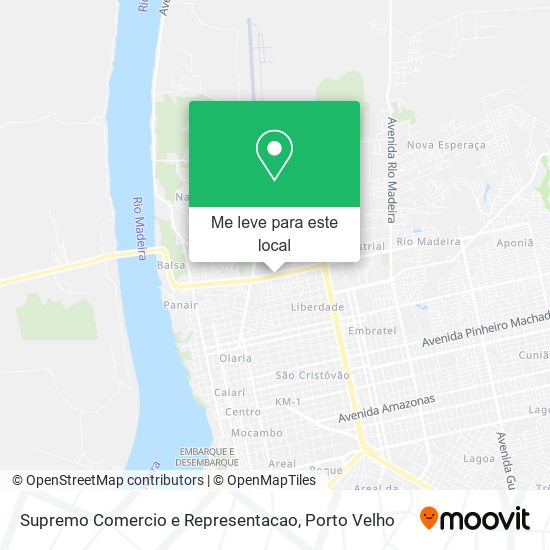 Supremo Comercio e Representacao mapa