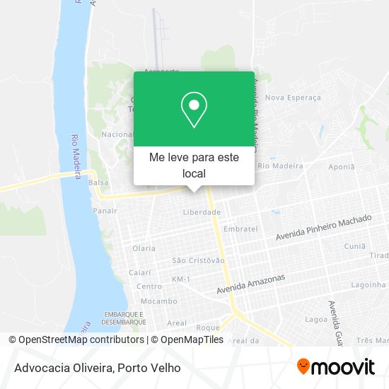 Advocacia Oliveira mapa