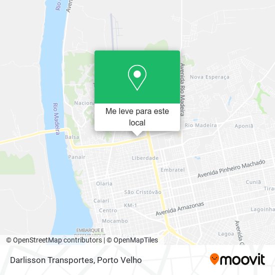 Darlisson Transportes mapa